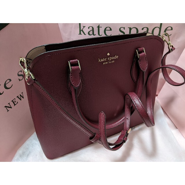 【新品】kate spade タグ付ショルダーバッグ  ブラックベリー 7