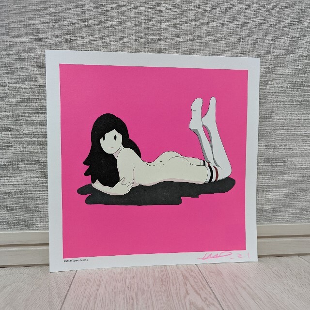 ビッグ割引 天野タケル　Venus~pink ver~　オフセットプリント作品 版画