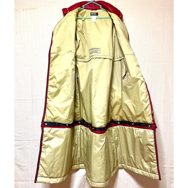 DIESEL(ディーゼル)のvintage 90s DIESEL 中綿ロングコート レディースのジャケット/アウター(ロングコート)の商品写真