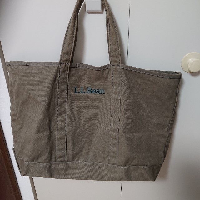L.L.Bean(エルエルビーン)のエルエルビーン グロサリートートバッグ★オリーブ カーキ レディースのバッグ(トートバッグ)の商品写真