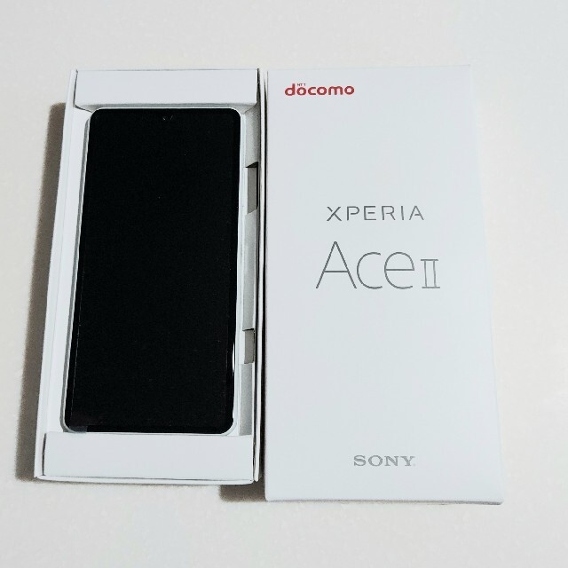 Xperia(エクスペリア)のdocomo Xperia AceII スマホ本体＆保護フィルム＆ケース スマホ/家電/カメラのスマートフォン/携帯電話(スマートフォン本体)の商品写真