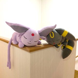 ポケモンセンター　すやすやぬいぐるみ　ブラッキー＆エーフィ(キャラクターグッズ)