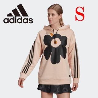 アディダス(adidas)のアディダス スポーツウェア マリメッコ フリース フーデッドスウェットシャツ(パーカー)