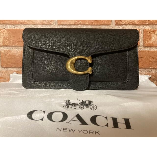 coach タビーショルダー　バッグBLACK