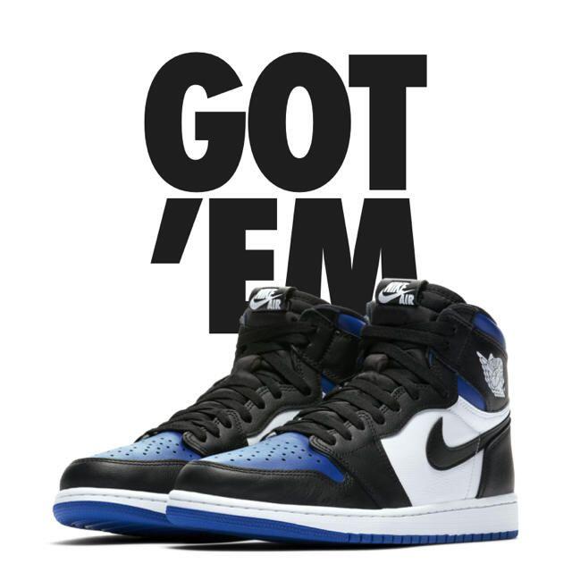 NIKE - AIR JORDAN 1 RETRO HIGH OG Royal toe 27の通販 by supsupshop ...