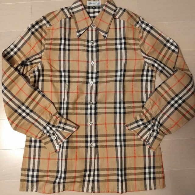 BURBERRY(バーバリー)の超美品レア物バーバリーNOVAチェックシャツホースシャドー レディースのトップス(シャツ/ブラウス(長袖/七分))の商品写真