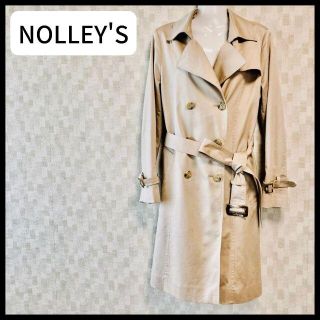 ノーリーズ(NOLLEY'S)のNOLLEY'S Lighi トレンチコート ベージュ 38 Mサイズ 古着(トレンチコート)