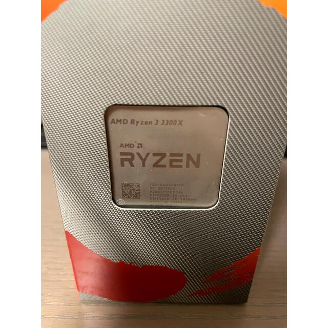 PC/タブレットAMD Ryzen3 3300X 　(クーラー未使用)