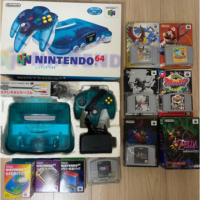 Nintendo64 ソフト6本 メモリー拡張パック コントローラーパックなど家庭用ゲーム機本体