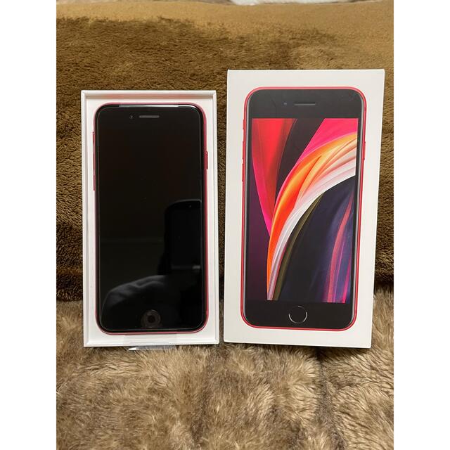 iPhone SE(第二世代)64G RED 値下げしました。
