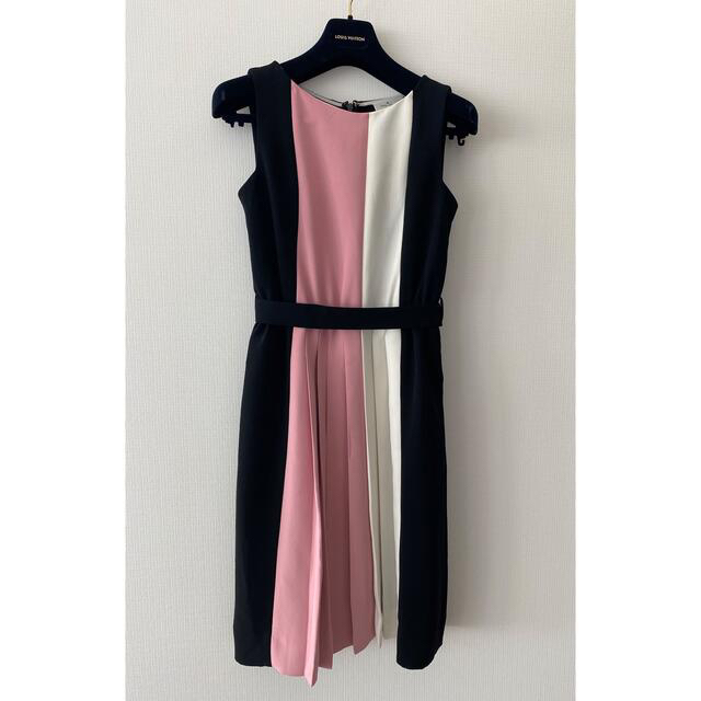 【kate spade】☆colorblock pleated dress☆