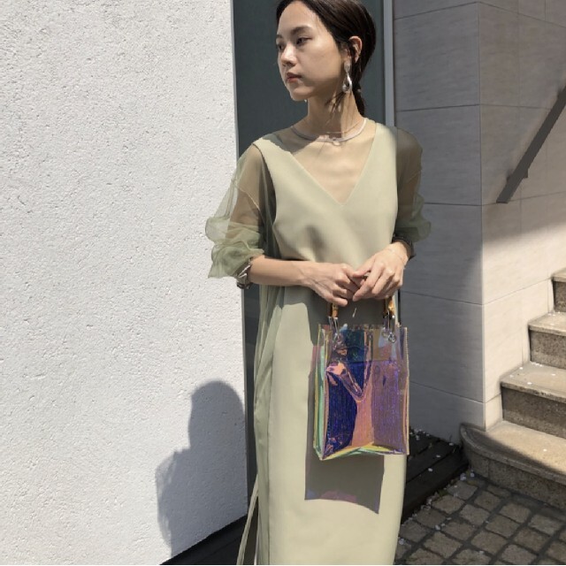 Ameri Vintage TULLE DOCKING DRESS 2次会 | hartwellspremium.com