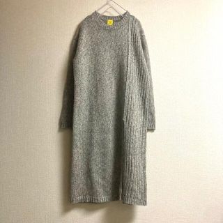 シンゾーン(Shinzone)のBEYOND FARM TO CLOSET ラメ入り ロングニットワンピース(ロングワンピース/マキシワンピース)