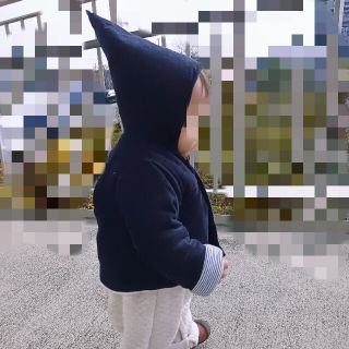 プチバトー(PETIT BATEAU)のPETIT BATEAU　小人コート　着画あり(ジャケット/コート)