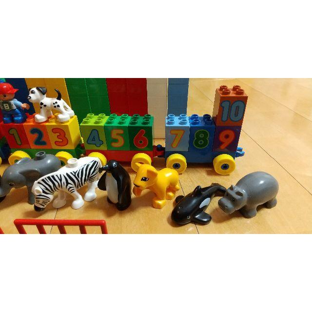 Lego(レゴ)の2セット分　LEGOduplo　楽しいどうぶつえん＋かずあそびトレインのセット エンタメ/ホビーのおもちゃ/ぬいぐるみ(その他)の商品写真