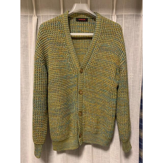 CABaN コットンカシミヤワッフルMIX Vネックカーディガン CABaN コットンカシミヤワッフルMIX Vネックカーディガン