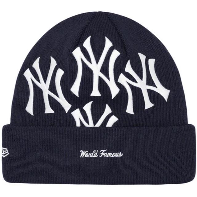 Supreme(シュプリーム)のSupreme New York Yankees New Era Beanie メンズの帽子(ニット帽/ビーニー)の商品写真