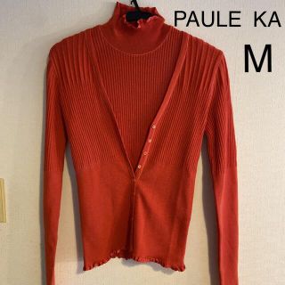 ポールカ(PAULE KA)のポールカ　ニットカーディガン　半袖ニット　セット　リブニット(ニット/セーター)