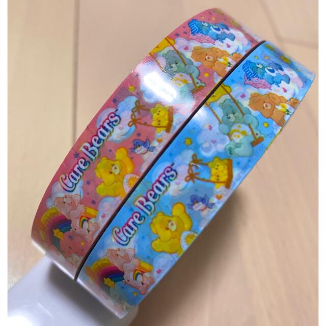 CareBears(ケアベア)の【新品２点セット】ケアベア テープ マスキングテープ セロハンテープ レトロ インテリア/住まい/日用品の文房具(テープ/マスキングテープ)の商品写真