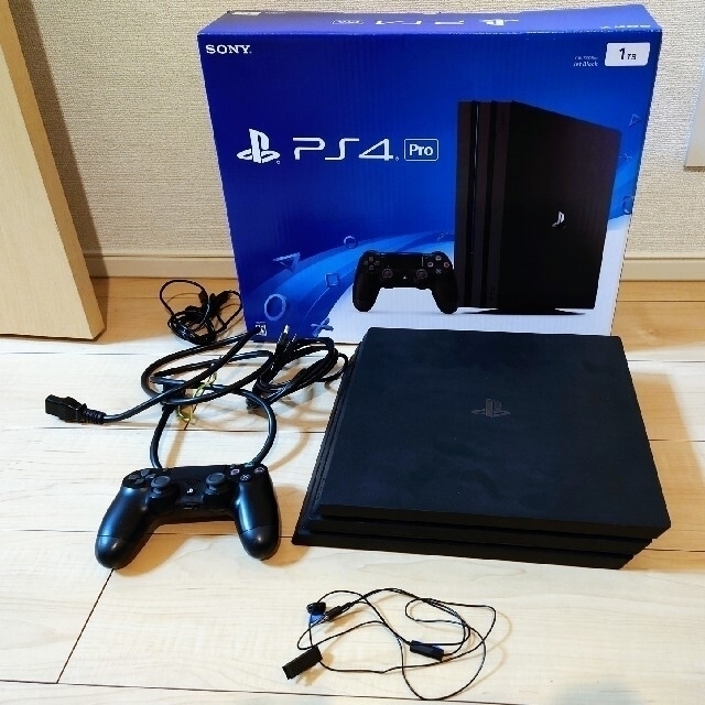 playstation 4 Pro 1TB ps4 SSD換装 スタンド付