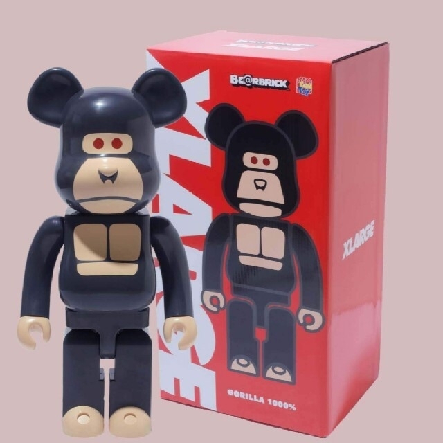 メール便不可】 BE@RBRICK 1000％ BLACK FRIEND LITTLE その他 - www