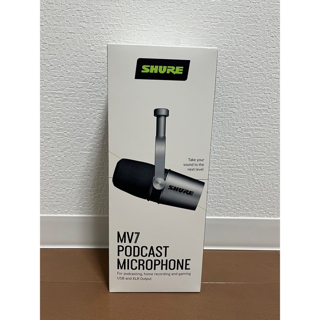 SHURE ポッドキャストマイクロホン MV7SJ 新品未使用