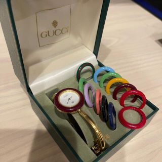 グッチ(Gucci)の【箱付属】GUCCI チェンジベゼル　腕時計(腕時計)