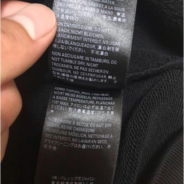 Balenciaga - 美品 BALENCIAGA LOGO MEDIUM FIT HOODIE の通販 by