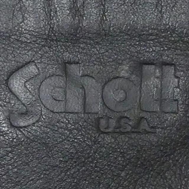 わせをお schott - アメリカ製 ショット レザーパンツ メンズ W32 黒