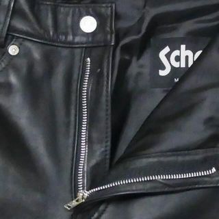 銀座での販売 アメリカ製 レザーパンツ 本革 Schottショット W32