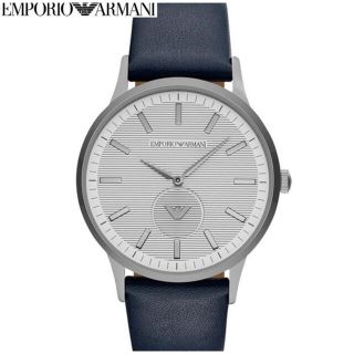 エンポリオアルマーニ(Emporio Armani)の【新品】EMPORIO ARMANI ダークネイビー スモセコウォッチ(腕時計(アナログ))