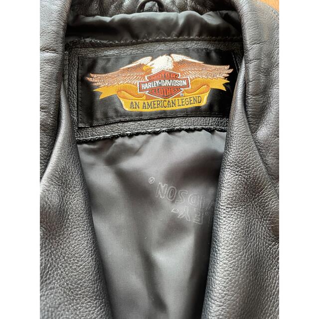 HARLEY-DAVIDSON スタッズ加工レディース本革ライダースジャケット