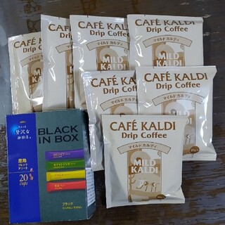 カルディ(KALDI)の【カルディ　ドリップコーヒー×7 】  &　【AGF　インスタントコーヒー】(コーヒー)