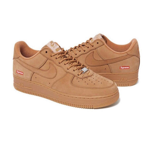 メンズSupreme Nike Air Force1 Low Wheat 28.0cm