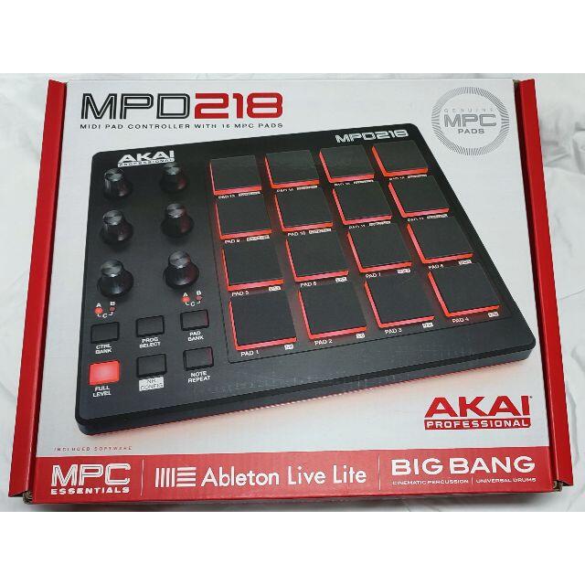 MIDIコントローラーAKAI MPD218