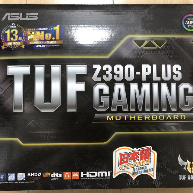 ASUS TUF Z390-PLUS + Intel i5 9600k PCパーツ