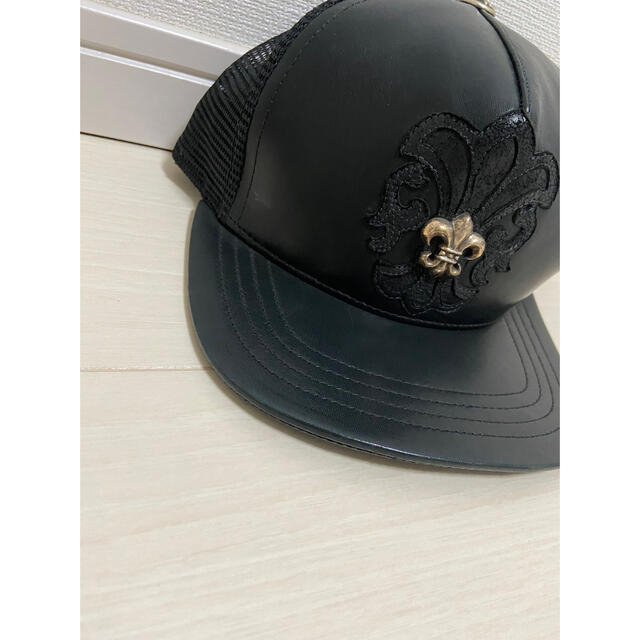 Chrome Hearts(クロムハーツ)のクロムハーツ　レザー　キャップ　入手困難 メンズの帽子(キャップ)の商品写真