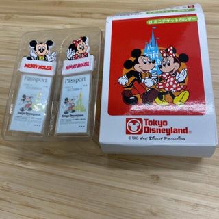 ディズニー(Disney)の東京ディズニーランド25周年　ミニチュアコレクション　ミニチケットホルダー(キャラクターグッズ)