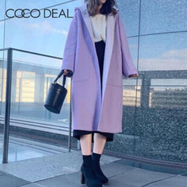 COCO DEAL - [COCO DEAL] リバーシブル コート ブラックの通販 by white berry’s shop｜ココディール