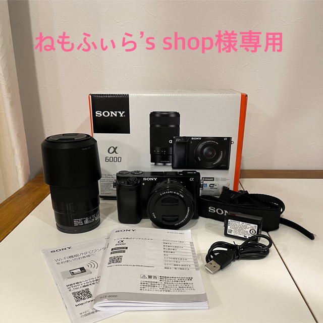 SONY - ねもふぃら’s shop様専用SONY α6000 ILCE-6000Y/B