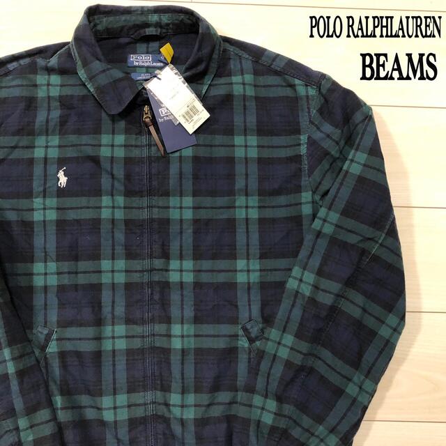 新品　POLO RALPHLAUREN BEAMS ブラックウォッチ　ブルゾン | フリマアプリ ラクマ