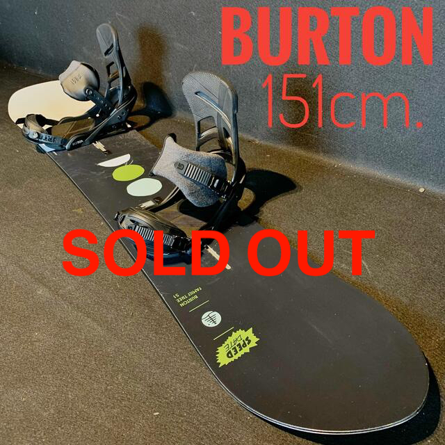 BURTON - バートン151cm。の通販 by MJ アウトドアshop BURTON - バートン151cm。の通販 by MJ アウトドアshop