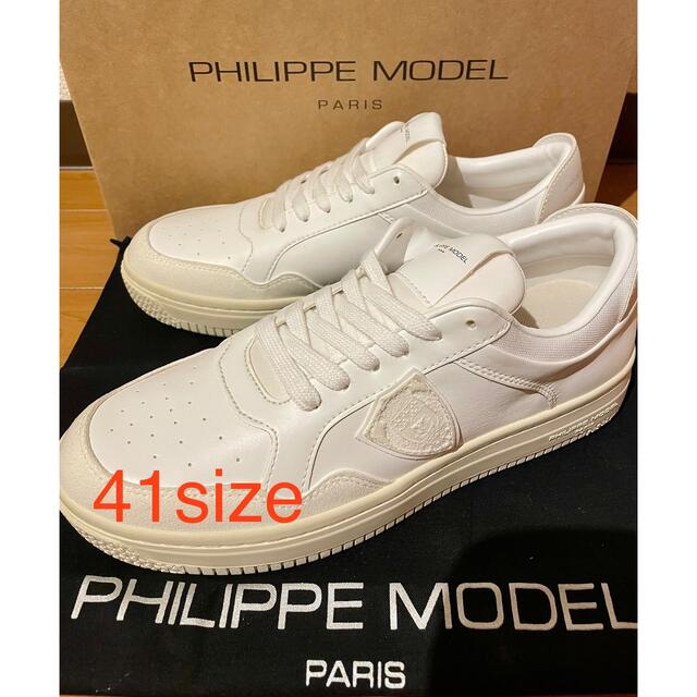 PHILIPPE MODEL(フィリップモデル)の2021新作PHILIPPE MODEL サイズ41 フィリップモデルスニーカー メンズの靴/シューズ(スニーカー)の商品写真