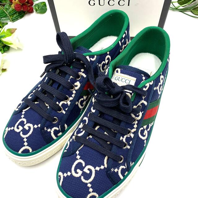Gucci - GUCCI グッチ スニーカー グッチシューズ テニス 1977 未使用