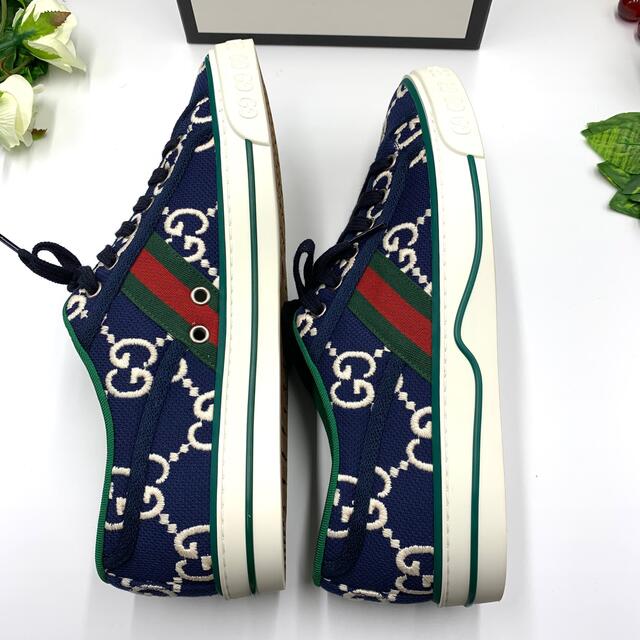 Gucci(グッチ)のGUCCI グッチ　スニーカー グッチシューズ　テニス 1977 未使用保管品 メンズの靴/シューズ(スニーカー)の商品写真