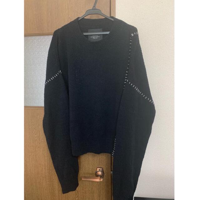 UNUSED(アンユーズド)のUNUSED 18SS 7G Crew Neck Knit Black 3 メンズのトップス(ニット/セーター)の商品写真