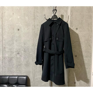 single black trench coat 
