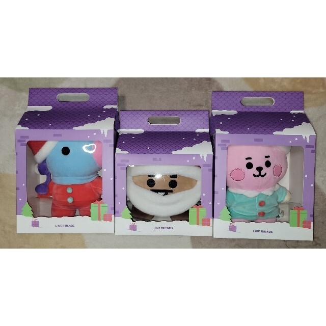 BT21(ビーティーイシビル)のBT21ベビー　ハッピーホリデー ぬいぐるみ　7体フルコンプ エンタメ/ホビーのタレントグッズ(アイドルグッズ)の商品写真