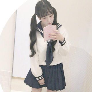 ボディライン(BODYLINE)のbodylineセーラー服 コスプレ 制服 ハロウィン  紺 ネイビー　スカーフ(コスプレ)