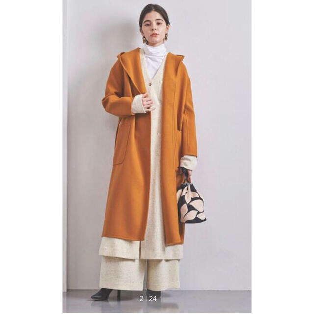 UNITED ARROWS✨ダブルフェイス フーディドコート美品✨-